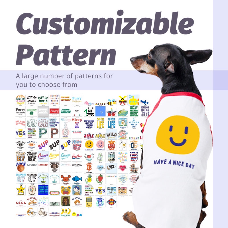 HamshMoc Áo Thun Cotton Mềm Mại Thoáng Khí In Hình Hamsa Cho Thú Cưng