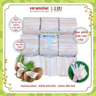 Que gỗ phết sáp wax to - nhỏ, que kem, que gỗ, que đè lưỡi ( Sỉ )