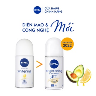 img Lăn khử mùi nivea brightening & smooth - sáng mịn và se lỗ chân lông 50ml