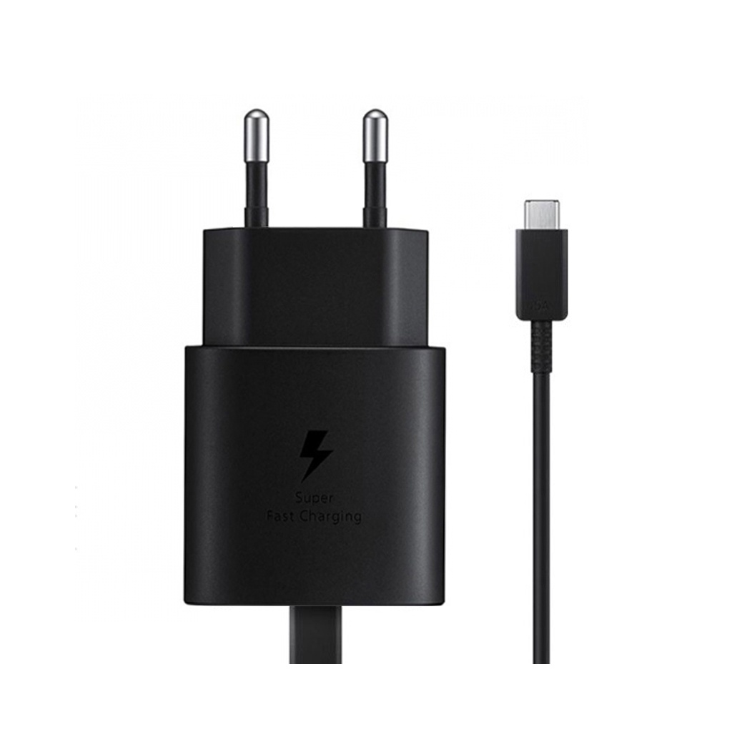 Sạc Samsung 25w kèm dây sạc Samsung Type C Zin linh kiện màu đen trắng Bảo hành chính hãng DYDX 30 ngày