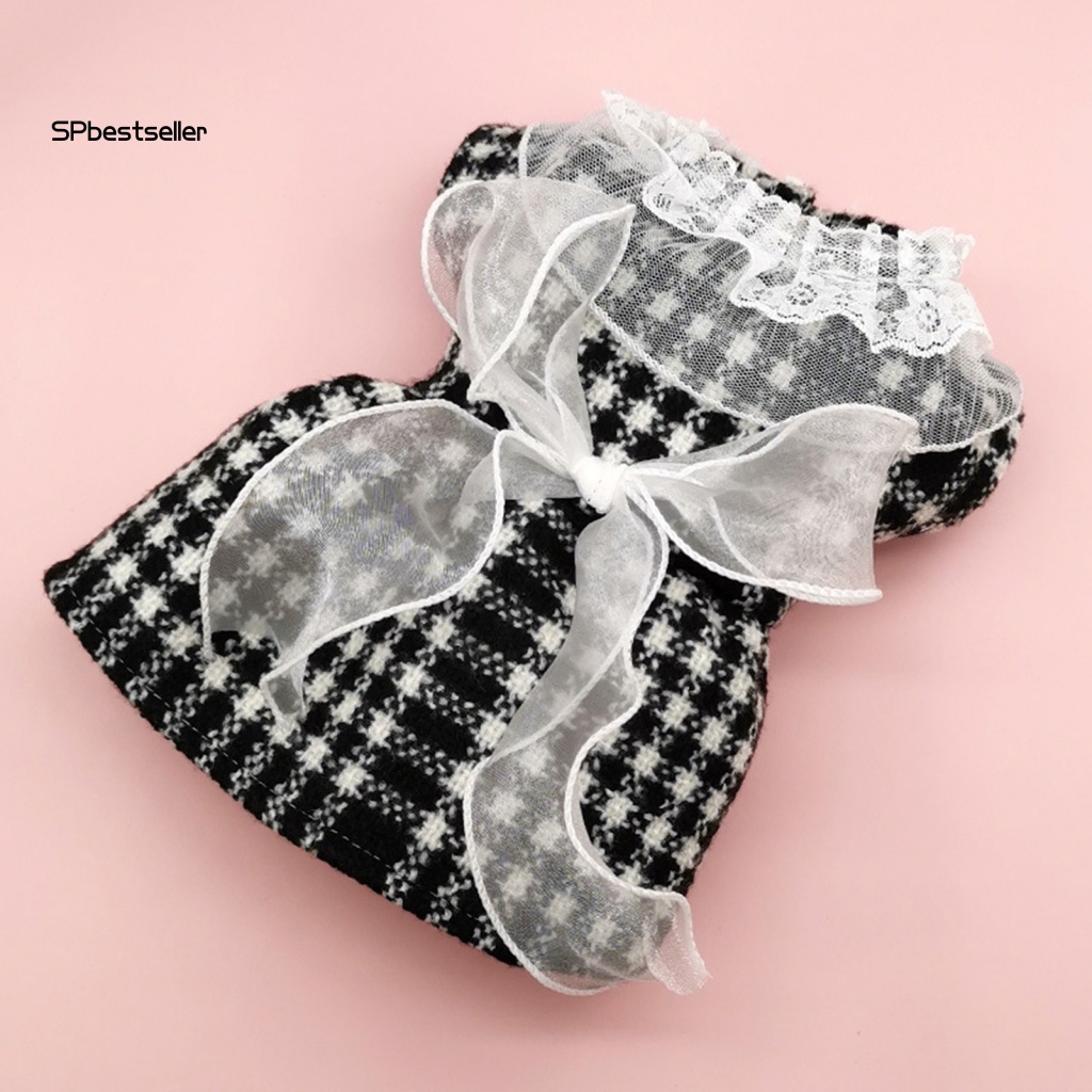 Đầm Đính Nơ Xinh Xắn Thời Trang Cho Thú Cưng