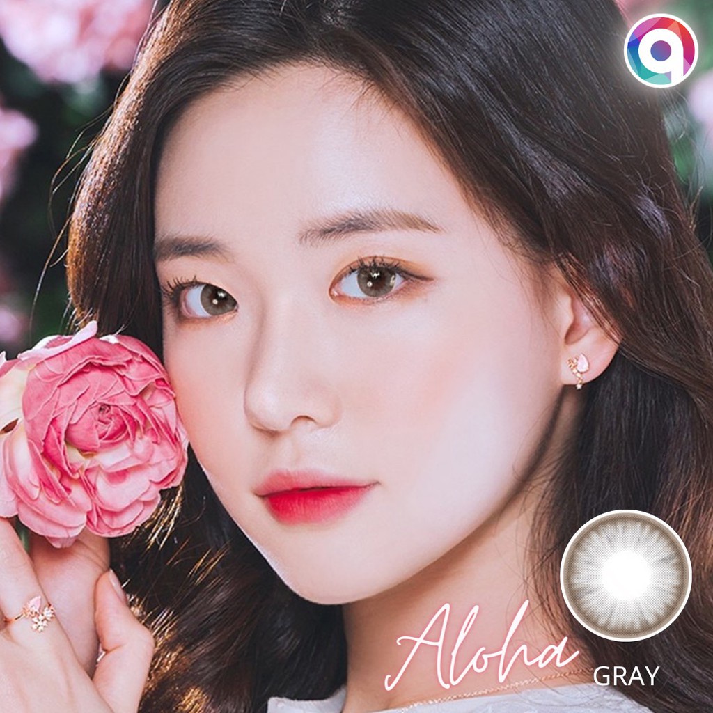 Kính Áp Tròng Contact Lens MAYA Màu Xám Chính Hãng