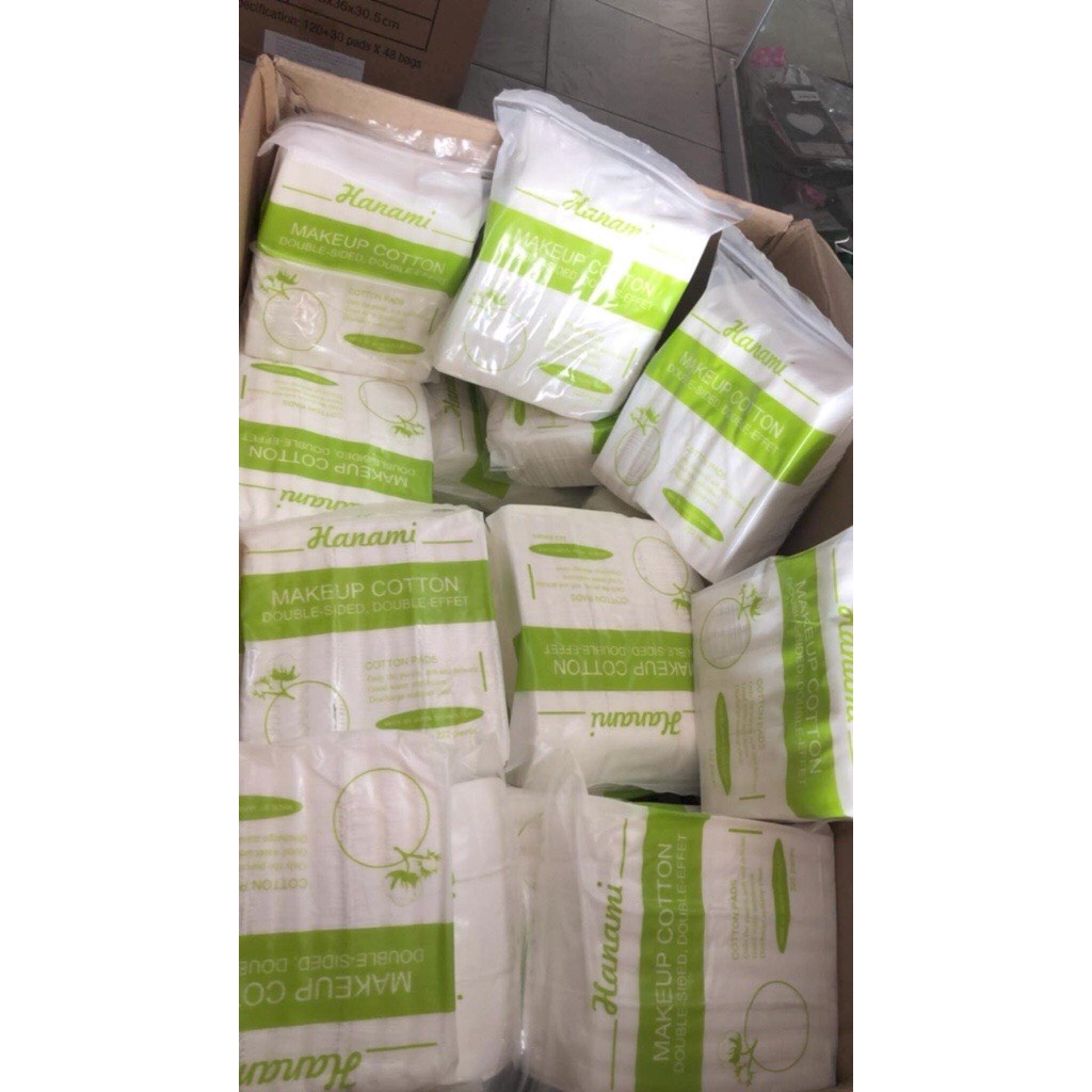 Sỉ 1 thùng 48 gói bông tẩy trang ( Túi chuẩn 222 miếng/ 1 gói )