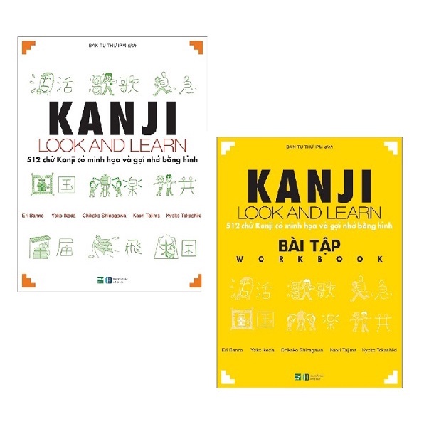  Sách tiếng Nhật - Trọn bộ Kanji Look and Learn