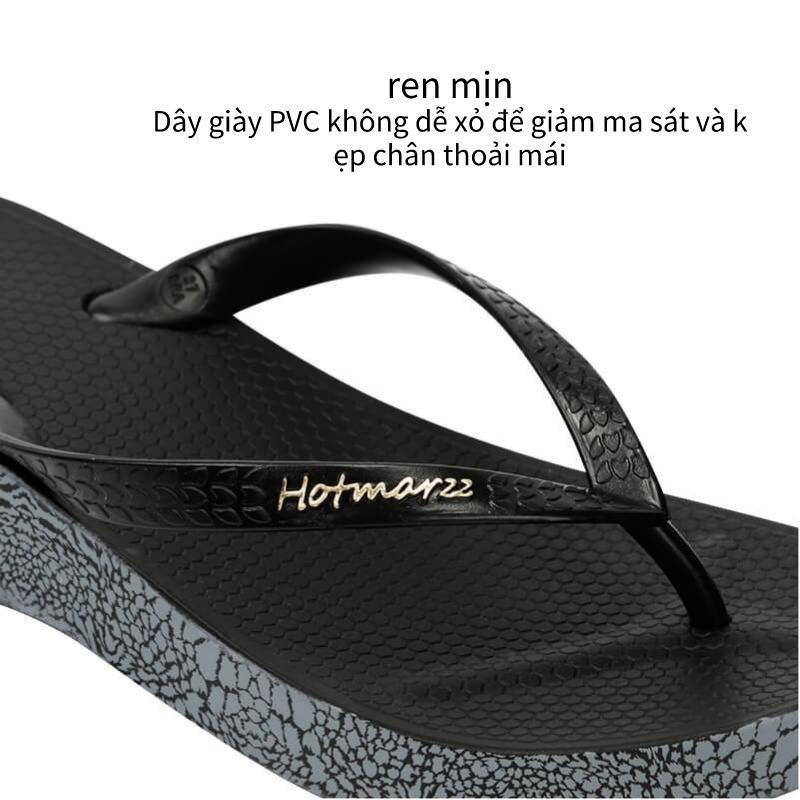 Hotmarzz Dép Xỏ Ngón dép xỏ ngón nữ đế cao 3cm  HM7053