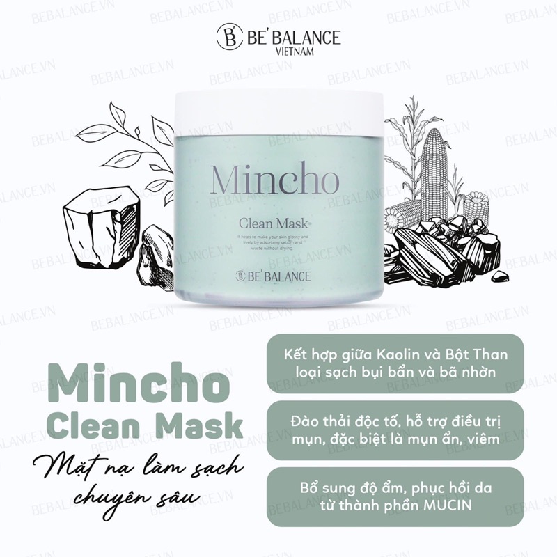 MINCHO - MẶT NẠ LÀM SẠCH DA CHUYÊN SÂU
