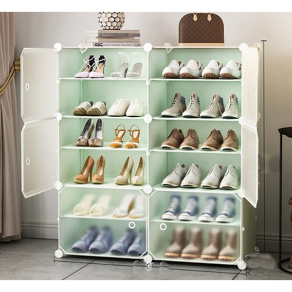 Tủ Giày mẫu mới 12 Ô lắp ghép đa năng