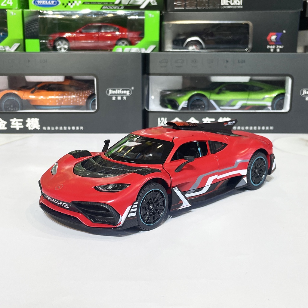 Mô hình xe hợp kim MERCEDES-AMG ONE tỉ lệ 1:24 hãng JINLIFANG 4 màu