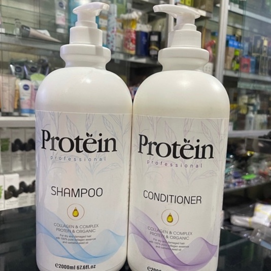 Dầu gội cặp siêu mượt Protein chai 2000ml