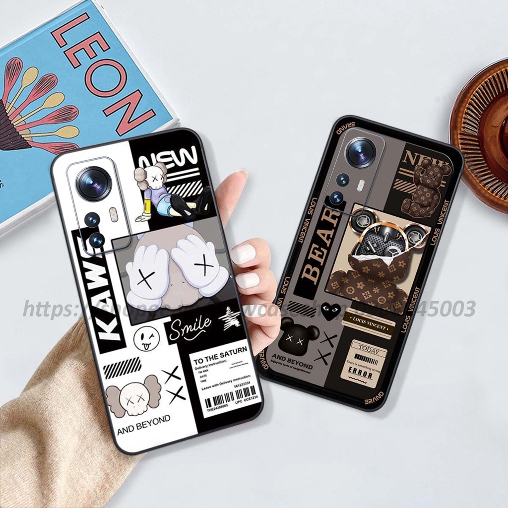 Ốp Xiaomi MI 12T / MI 12T PRO / K50 Ultra in hình 3D Bear Brick,Bear Love,K@ws,Coffee,...