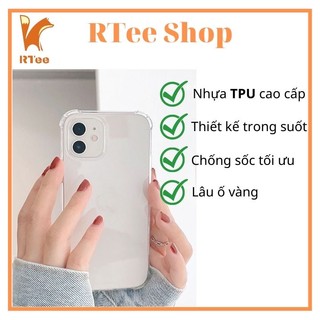 [Đã có IP 14 ]Ốp lưng iPhone Dẻo Trong Suốt Đủ các dòng cho Iphone - Chất liệu nhựa tốt - Lâu ố vàng