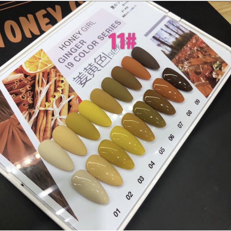 Set sơn 9 màu Honey girl , màu bền đẹp