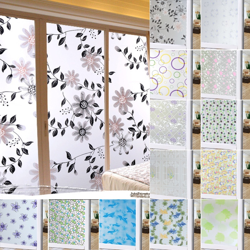 Decal dán kính , giấy đề can dán kính mờ cửa sổ phòng khách đẹp chống nắng đẹp giá rẻ