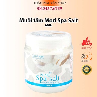 Muối tắm Spa Mori sữa tươi 700gr Salt Bath- Milk