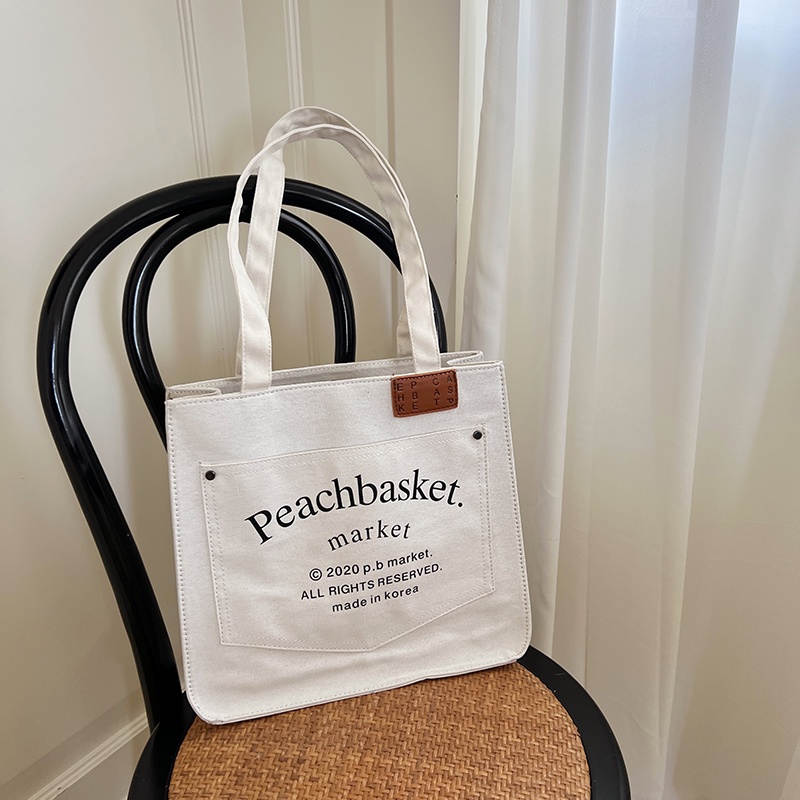 IELGY Túi Xách Đeo Vai Vải Bạt Ngăn Chứa Rộng Thời Trang Nữ Sành Điệu