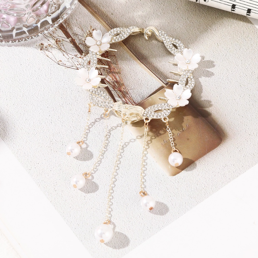 Kẹp Tóc Hình Hoa Đính Ngọc Trai Nhân Tạo Thời Trang