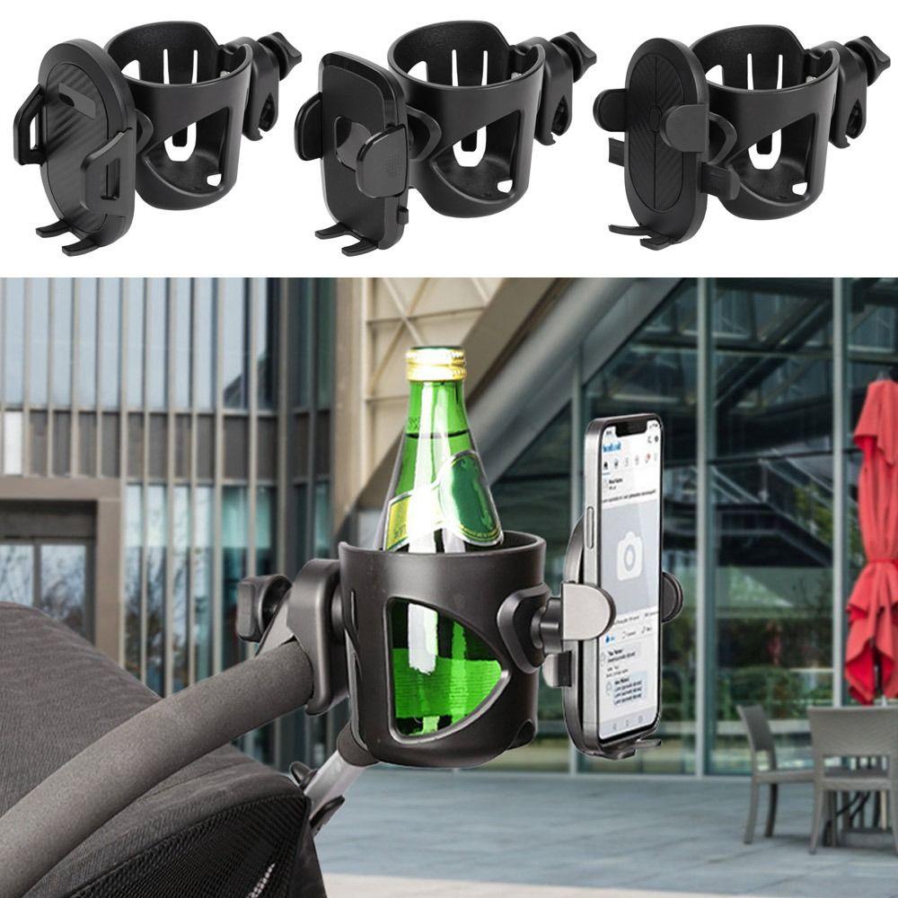 Giá Đỡ Bình Nước Chống Trượt Có Thể Điều Chỉnh Gắn Xe Đẩy Em Bé