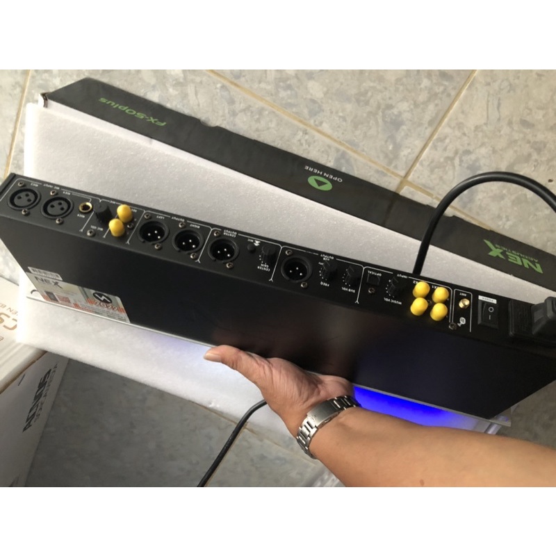 Vang cơ lai số Nex Acoustic FX50Plus có remote, Hàng nhập khẩu loại 1, đủ tính năng kết nối, chống hú