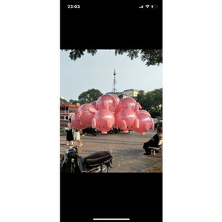 Bóng bay heo (lợn) đủ màu hottrend (chưa bơm)