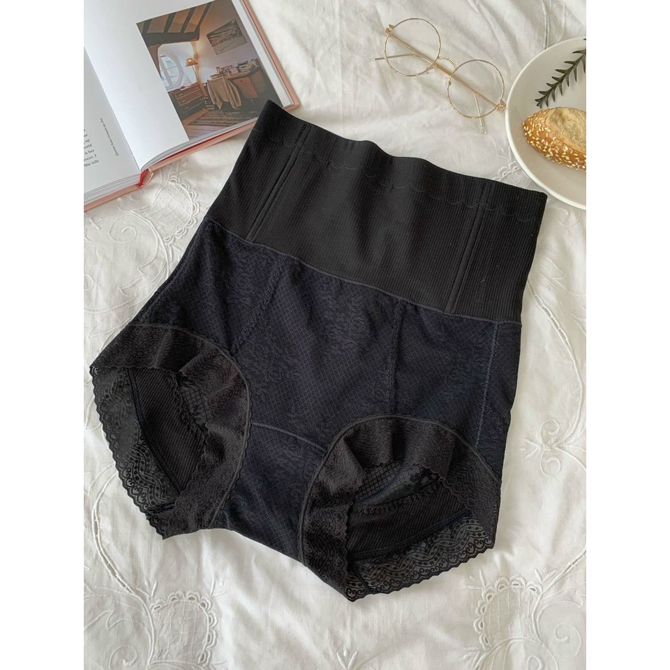 Quần lót nữ Embra gen bụng cạp cao định hình eo chất ren cao cấp EBQL61