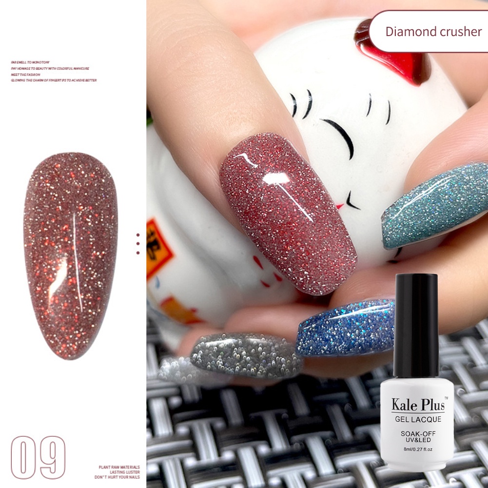 Sơn Mắt Mèo Sơn Nhũ Flash Gel Sơn Móng Tay Lọ Gel Sơn Móng Tay Keo Dán Móng 8ml Kale Plus Chất Lượng Cao