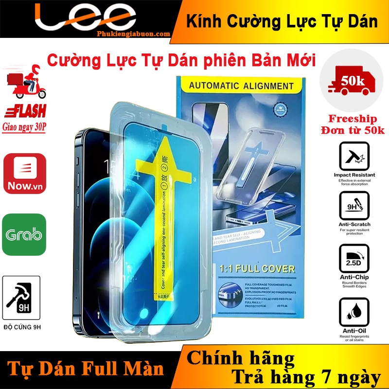 [Top 1 Giá Rẻ Nhất] Kính Cường Lực Tự Dán, Kính Cường Lực Khung Tự Dán Cho lP