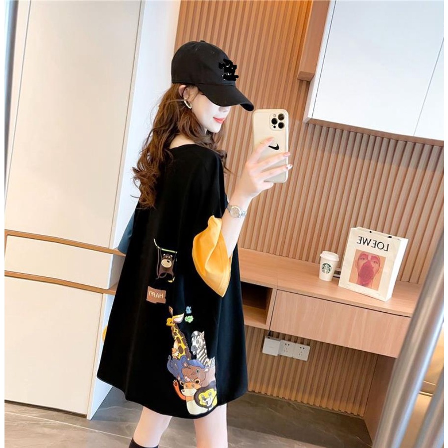 Áo Thun Dáng Rộng Tay Ngắn Thời Trang Mùa Hè 2022 Cho Nữ