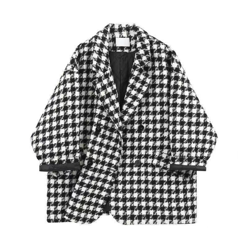 Áo Khoác Len Dày Dặn Dáng Rộng Thời Trang Thu Đông 2022 Cho Nữ