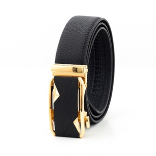 Thắt lưng da Ý nhập khẩu PT19 khoá hợp kim không rỉ, tone vàng đen sang trọng, bảo hành 03 năm, Anh Tho Leather