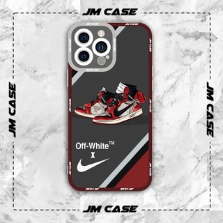Ốp lưng iphone samsung xiaomi oppo cạnh vuông JMCase Off White x nikke Sneaker Shoes