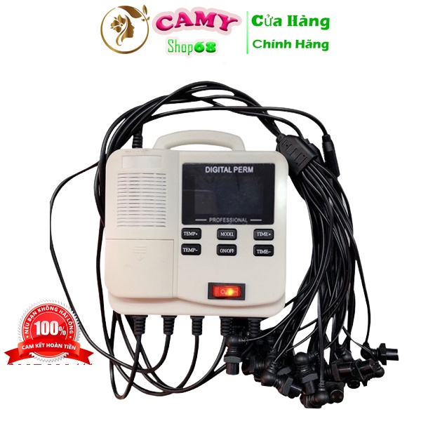MÁY UỐN XOĂN KỸ THUẬT SỐ SETTING MINI DIGITAL-PERM-220V với thiết kế 25 DÂY gắn trục siêu gọn nhẹ giành cho salon Camy