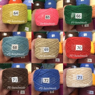 Sợi cotton Việt Nam 1mm ( từ màu 01 đến màu 102)