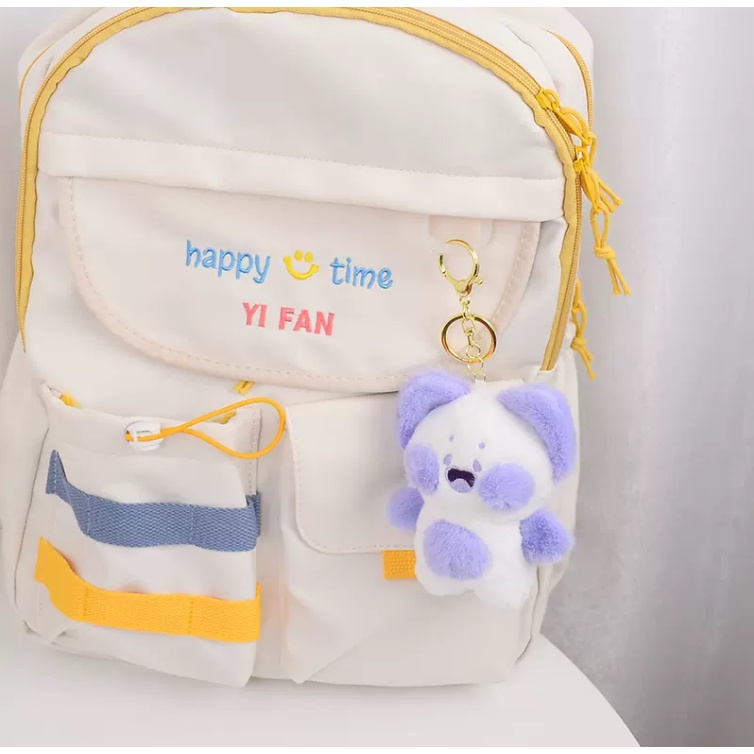 Móc Khóa Hình Mèo Nhồi Bông Mềm Mại Đáng Yêu