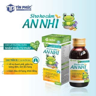 Siro ho cảm An Nhi - Hỗ trợ giảm ho, đau rát họng