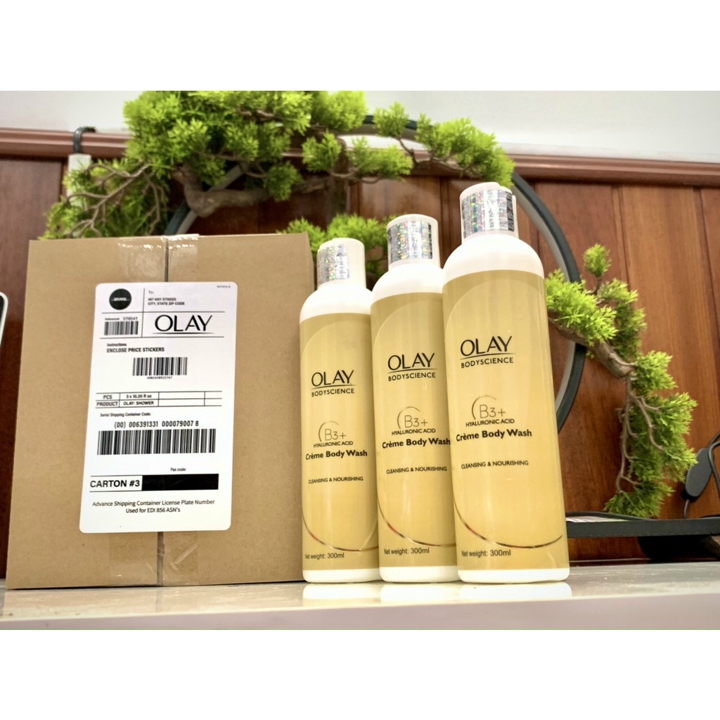 combo 3 chai sữa tắm kích trắng Olay thái lan nguyên box