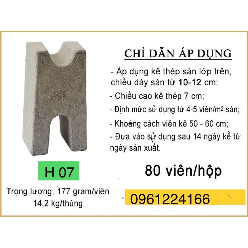 Con kê bê tông H7