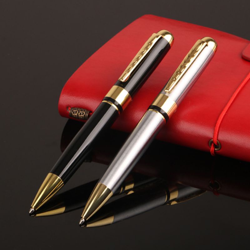 Bút bi viết ký tên ngòi 1.0mm bằng kim loại xoay được sang trọng cho doanh nhân văn phòng trường học
