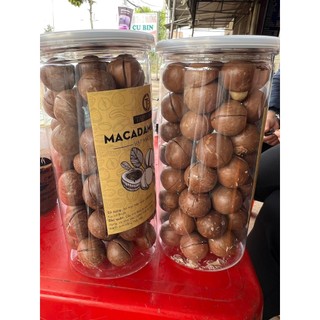 Hộp 500 gr Macca nứt vỏ Đăk Lắk thơm ngon bổ dưỡng