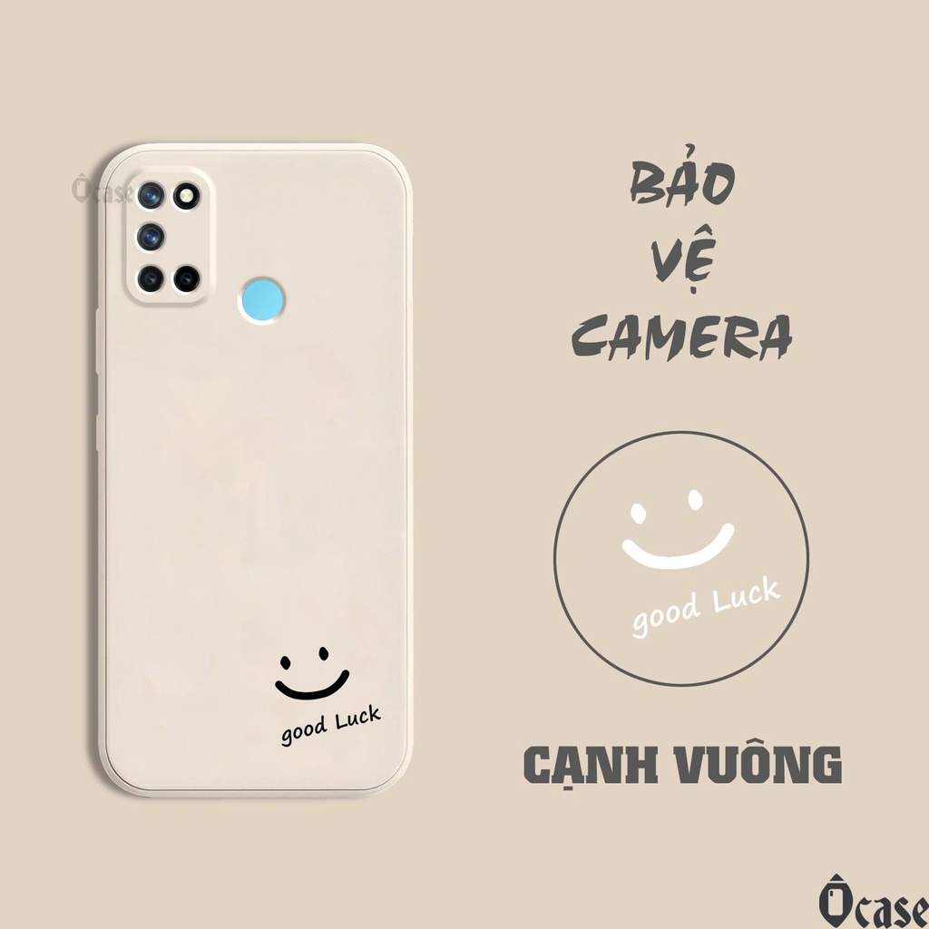 Ốp lưng Realme 7i / Realme C17 in hình mặt cười may mắn cạnh viền vuông có bảo vệ camera