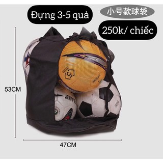 Túi đựng bóng 3-5 quả size 5 Giỏ đựng banh