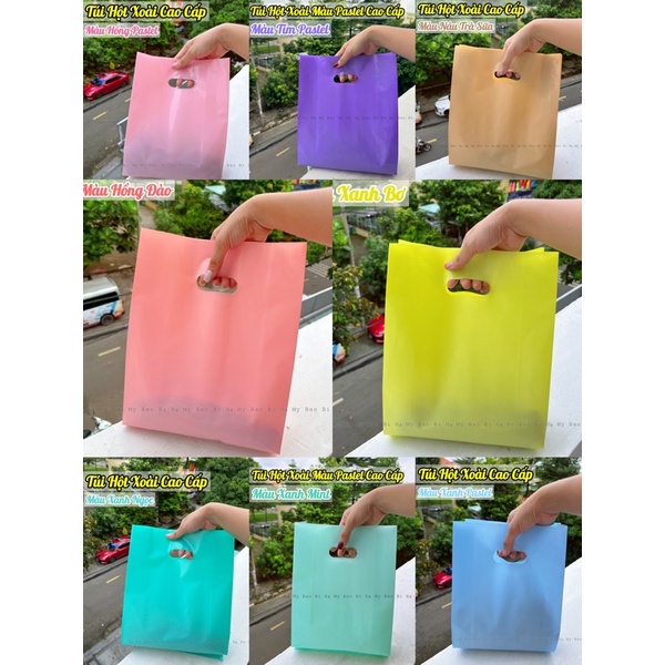 Túi PE Hột Xoài Màu Pastel Hàng Cao Cấp (Nhận In Logo Thương Hiệu)