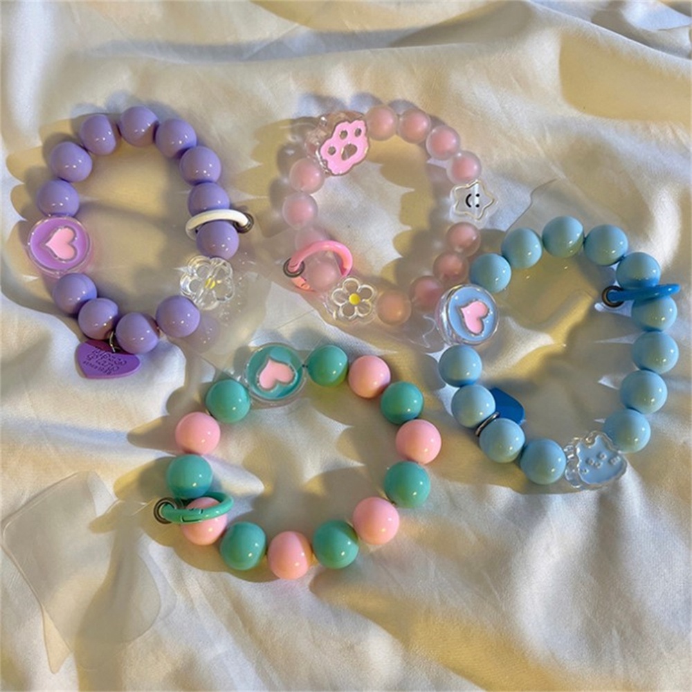 Dây Đeo Điện Thoại Dạng Chuỗi Hạt Ngọc Trai Phong Cách Bohemia Chống Thất Lạc Tiện Dụng