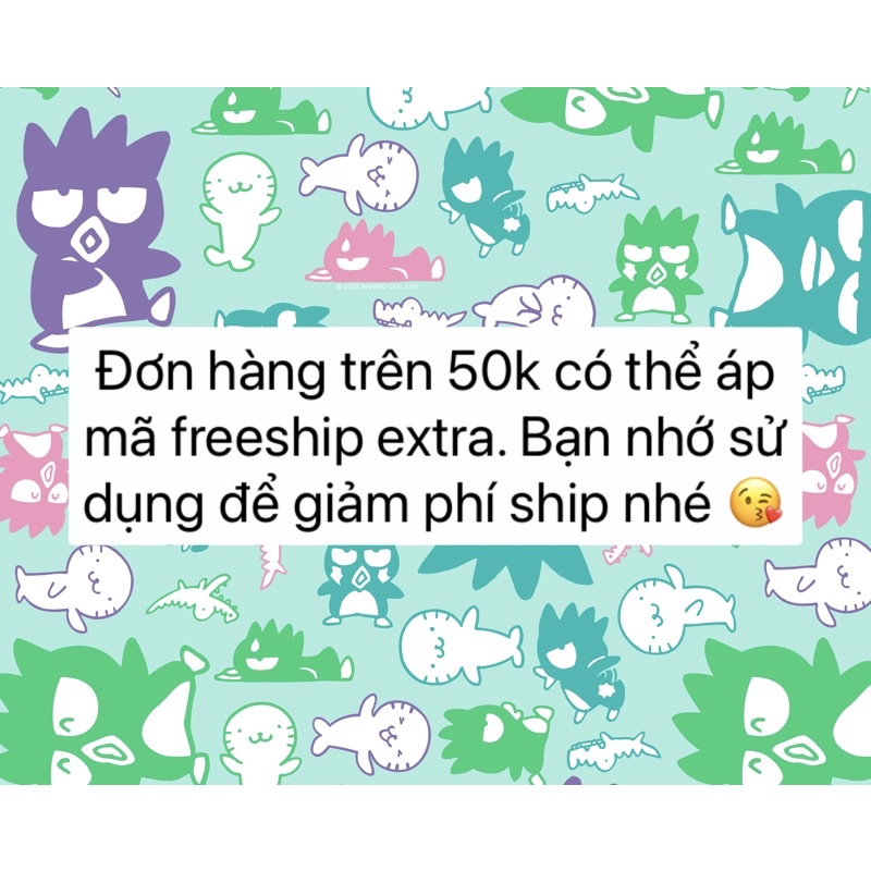 Móc khoá nhựa trong acrylic Sanrio