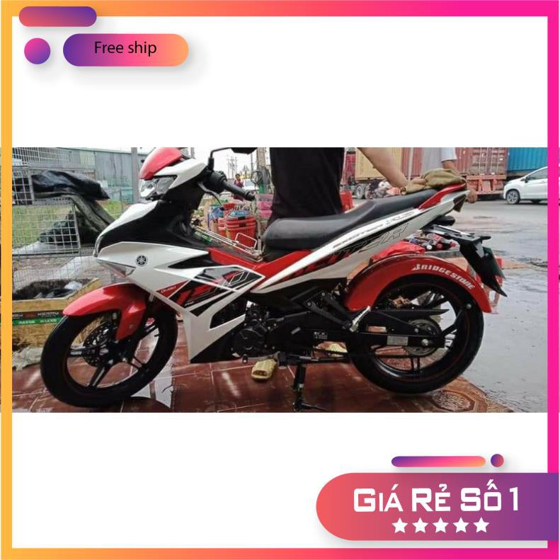 DECAL PVC 5 LỚP CHẤT LƯỢNG CAO Tem rời Exciter 150 trắng đỏ