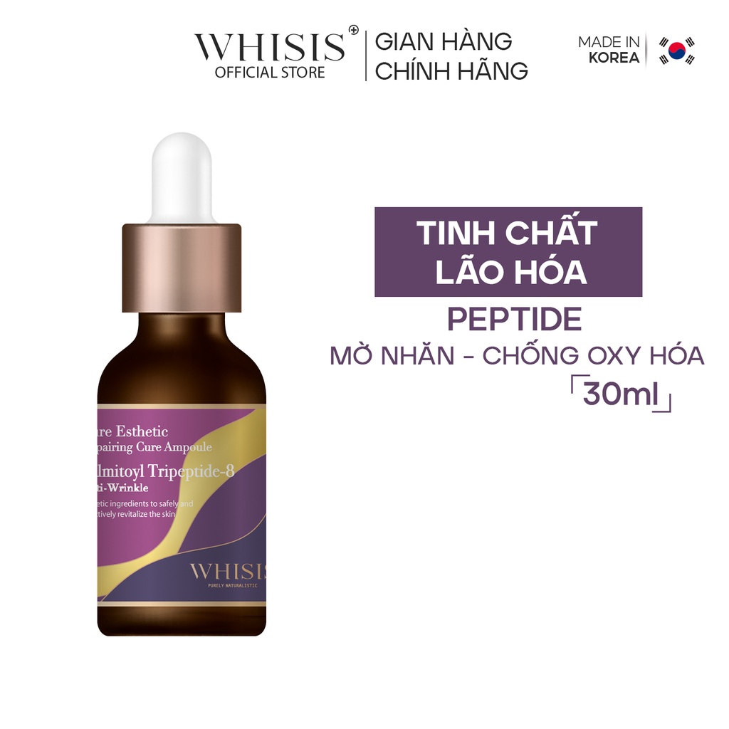 Serum Chống Lão Hóa WHISIS Pure Esthetic Repairing Cure Ampoule Phục Hồi, Cải Thiện Nếp Nhăn 30ml