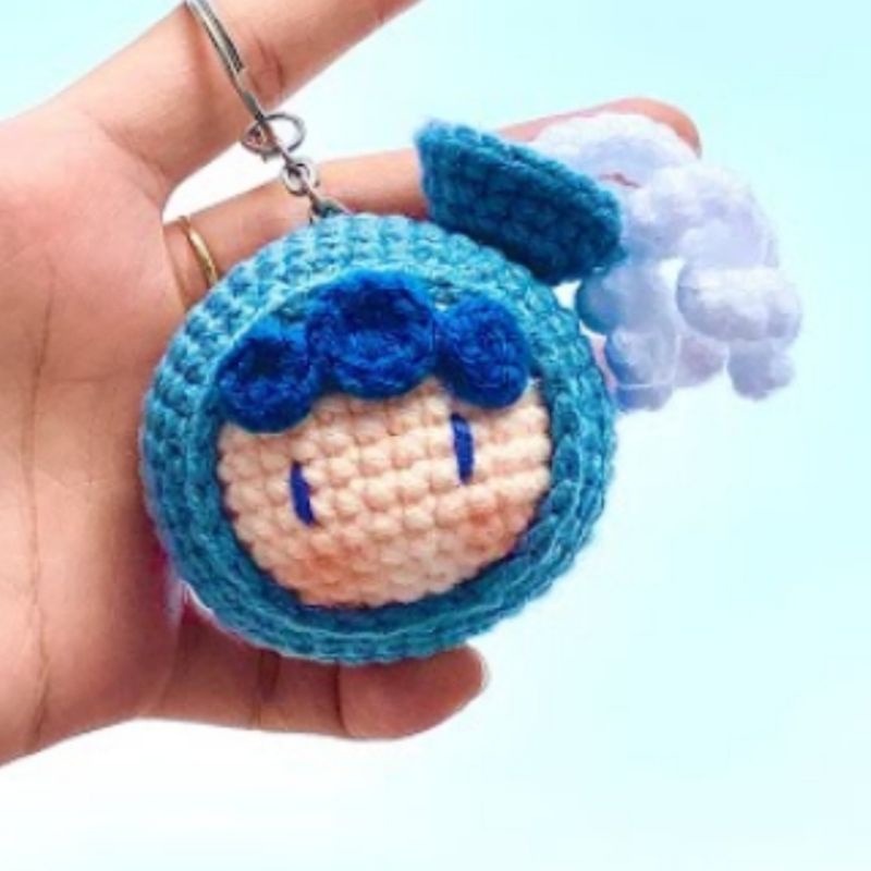 Móc khoá 12 con giáp handmade bằng len