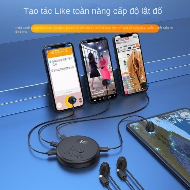 Thiết bị nhấp nháy màn hình điện thoại di động tự động, màn hình tự động giữ thiết bị nhấp nháy trong khi phát lại