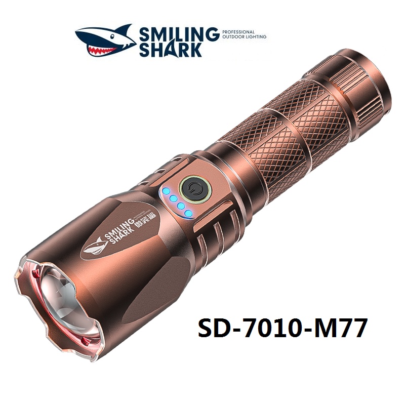 Đèn Pin M77 8400LM Siêu Sáng Chống Thấm Nước Có Thể Sạc Lại Tiện Dụng
