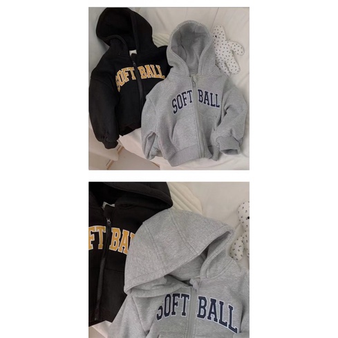 Áo Khoác Hoodie Tay Dài Phong Cách Đường Phố Mới Mùa Thu 2023 Cho Bé Trai