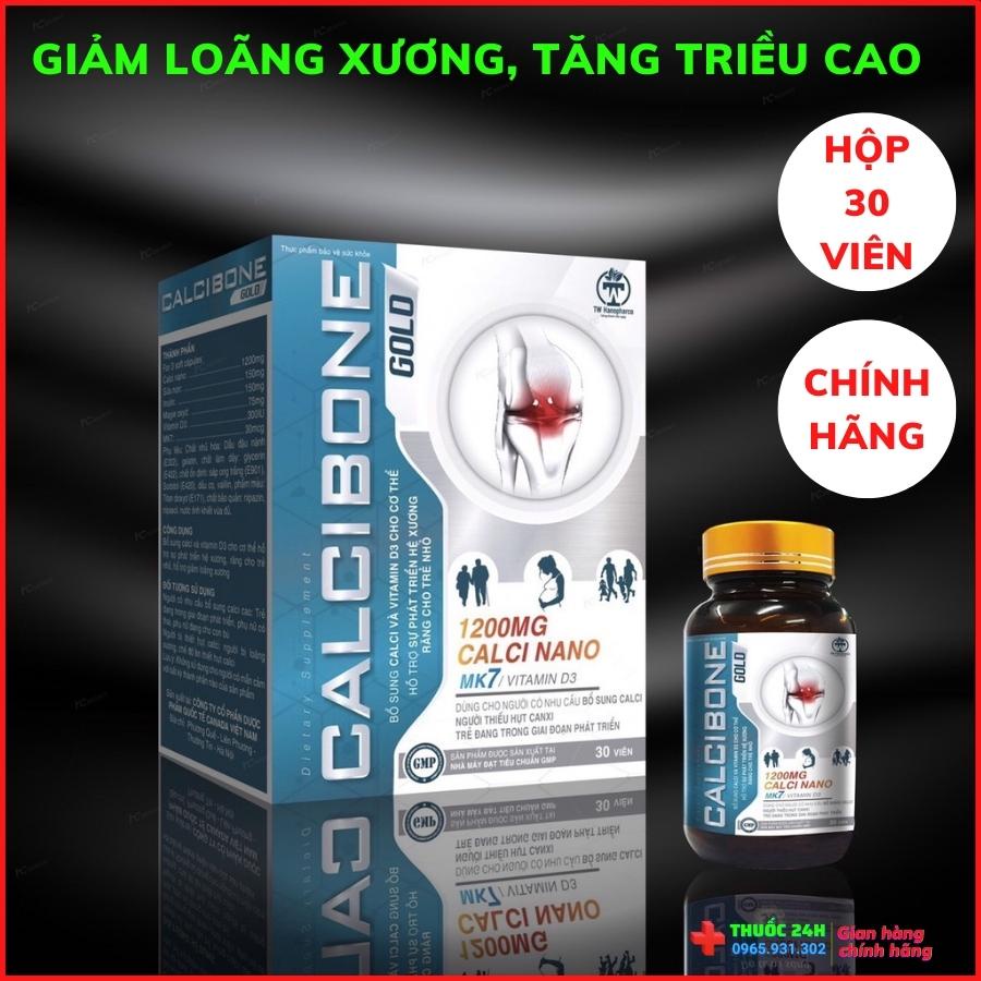Bổ sung calci và vitamin cho cơ thể, hỗ trợ sự phát triển hệ xương răng cho trẻ nhỏ - CALCIBONE GOLD